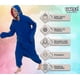 thumbnail image 4 of Adult Halloween Costume - Animal And Sea Creature - Plush One Piece Cosplay Suit For Adults, Women And Men Funziez!, 4 of 5
