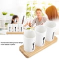 thumbnail image 3 of YLSHRF Anti-slip Cutlery Holder And Base, Flatware Holder With Base, For Home Restaurant, 3 of 8