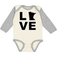 thumbnail image 3 of Inktastic Love Minnesota Boys or Girls Long Sleeve Baby Bodysuit, 3 of 5