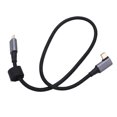 thumbnail image 3 of Cable Tipo C A Tipo C Velocidad Rápida Tipo C A ángulo Recto Cable Tipo C Cable Trenzado De Nailon Carga Y Transmisión USB 4.0 Para Computadora, 3 of 8