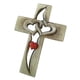 thumbnail image 2 of Venta Exclusiva Online, Decoración de dos cruces cinceladas entrelazadas en forma de corazón de acrílico Akmoler, 2 of 7