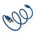 thumbnail image 3 of 20ft (6.1M) Cat5E UTP Ethernet Network Booted Cable 20 Feet (6.1 Meters) Gigabit LAN Network Cable RJ45 High Speed Patch Cable, Blue, 3 of 4