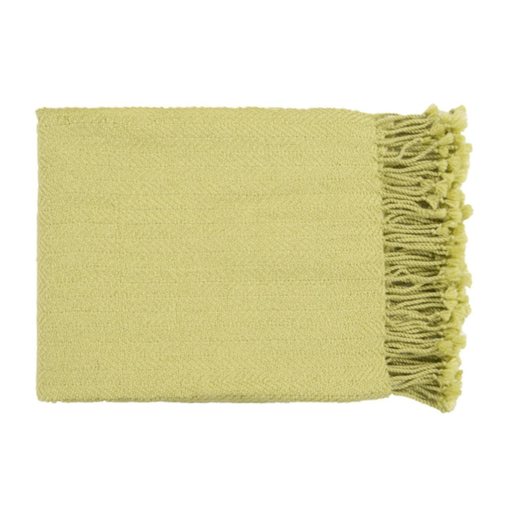 50" x 60" Sweet Indulgence Lime Green Throw Blanket
