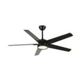 thumbnail image 5 of Electric Fans 52in Ceiling Fans with Lights, Black Modern Ceiling Fan with Remote, Farmhouse Indoor Ceiling Fan , Bright LED Light.,Ceiling Fans, 5 of 8