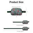 thumbnail image 4 of Jungle Leaves Fanny Pack&nbsp;– Waterproof Adjustable Waist Bag with Dense Tropical Foliage Design, Wild & Adventurous, 4 of 4