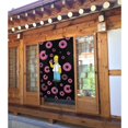 thumbnail image 2 of Cortina de puerta semiopaca con patrón de patchwork de dos piezas de Los Simpsons, cortinas opacas decorativas para dormitorio, sala de estar, decoración de habitación de niños, 34 x 56 pulgadas,, 2 of 7