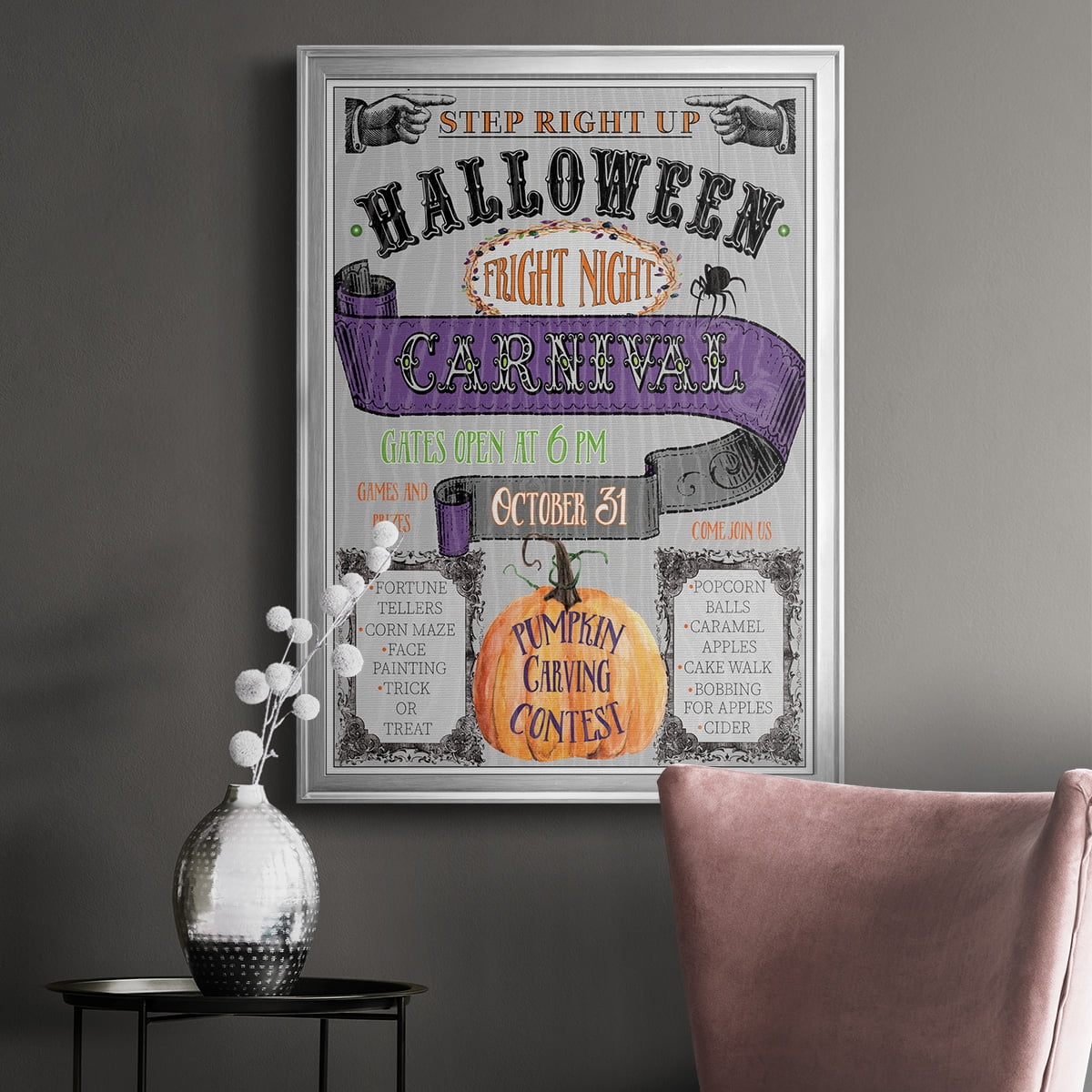 Carnival Sign Premium Classic Framed Print - Ready to Hang