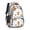 Mixed Breed Dog, variant on Corgi and Box Black Pattern Backpack for School, Cute School Bag with Adjustable Shoulder Straps and Padded Back, 16.9"x12.6"x5.9"