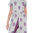 thumbnail image 4 of Moomaya Short Sleeve Kurta Printed Women Front Slit Kurti Summer Clothing, 4 of 5