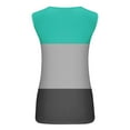 thumbnail image 5 of Wlynlyn Tank Tops for Women Summer V Neck Wide Strap Camisole Casual Sleeveless Loose Color Block Blouses, 5 of 6