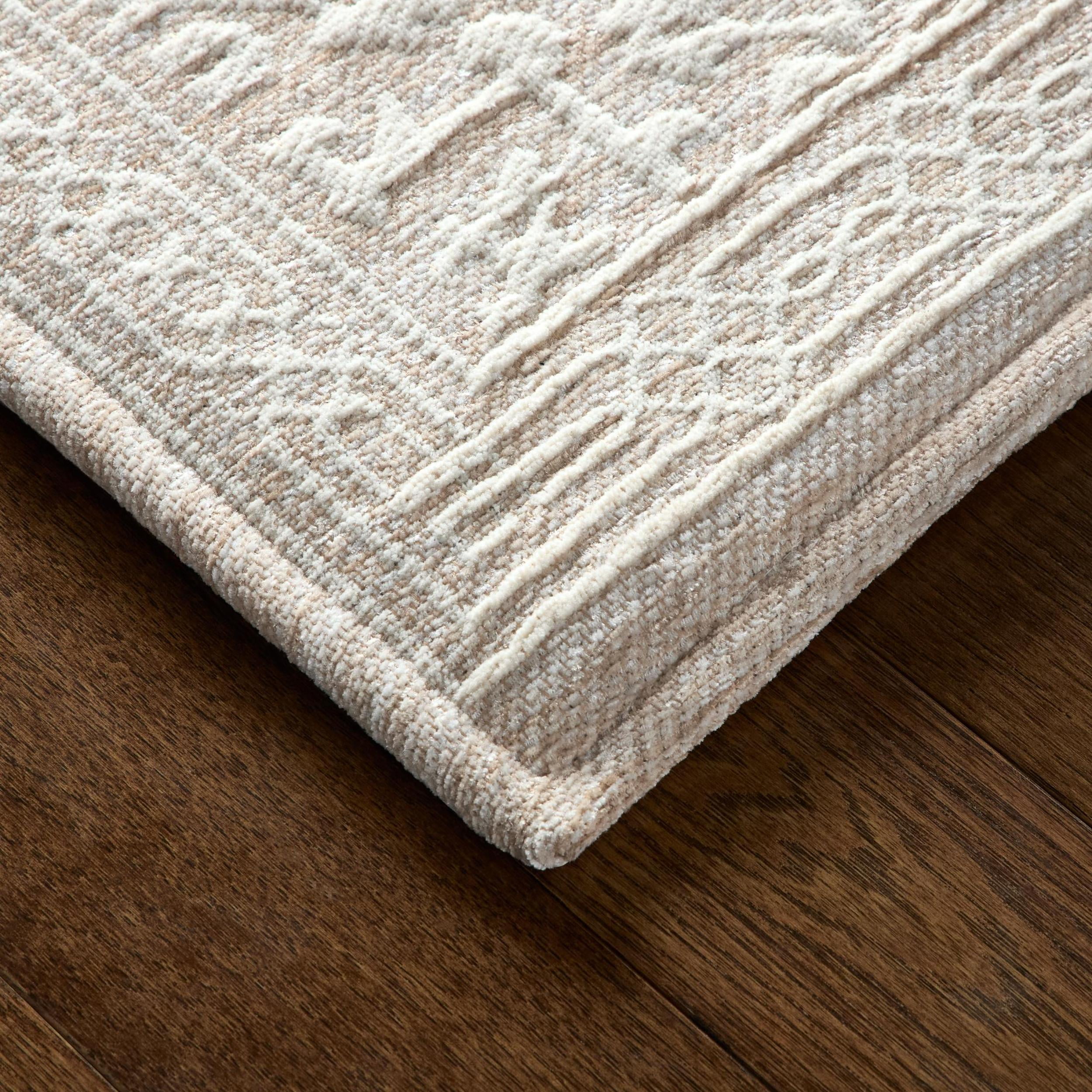 Better Homes & Gardens Darby Persian Chenille Kitchen Comfort Mat, Tan, 20”W x34”L