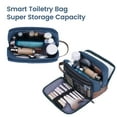 thumbnail image 6 of WANDF Toiletry Bag for Men Women with Wet Pocket & Hook  Dopp Kit Hanging Shaving Bag Travel Accessories Organizer for Business Weekend Trip, Blue, 6 of 13