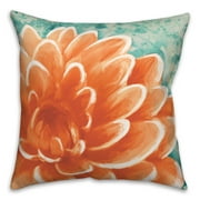Creative Products Peach Water Lily 18 x 18 Spun Poly Pillow