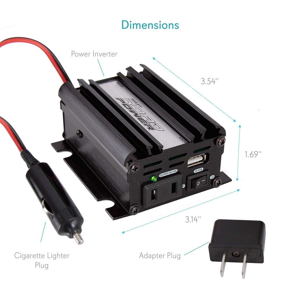 PYLE PINV22 - 200 Watt Power Inverter with USB Charging