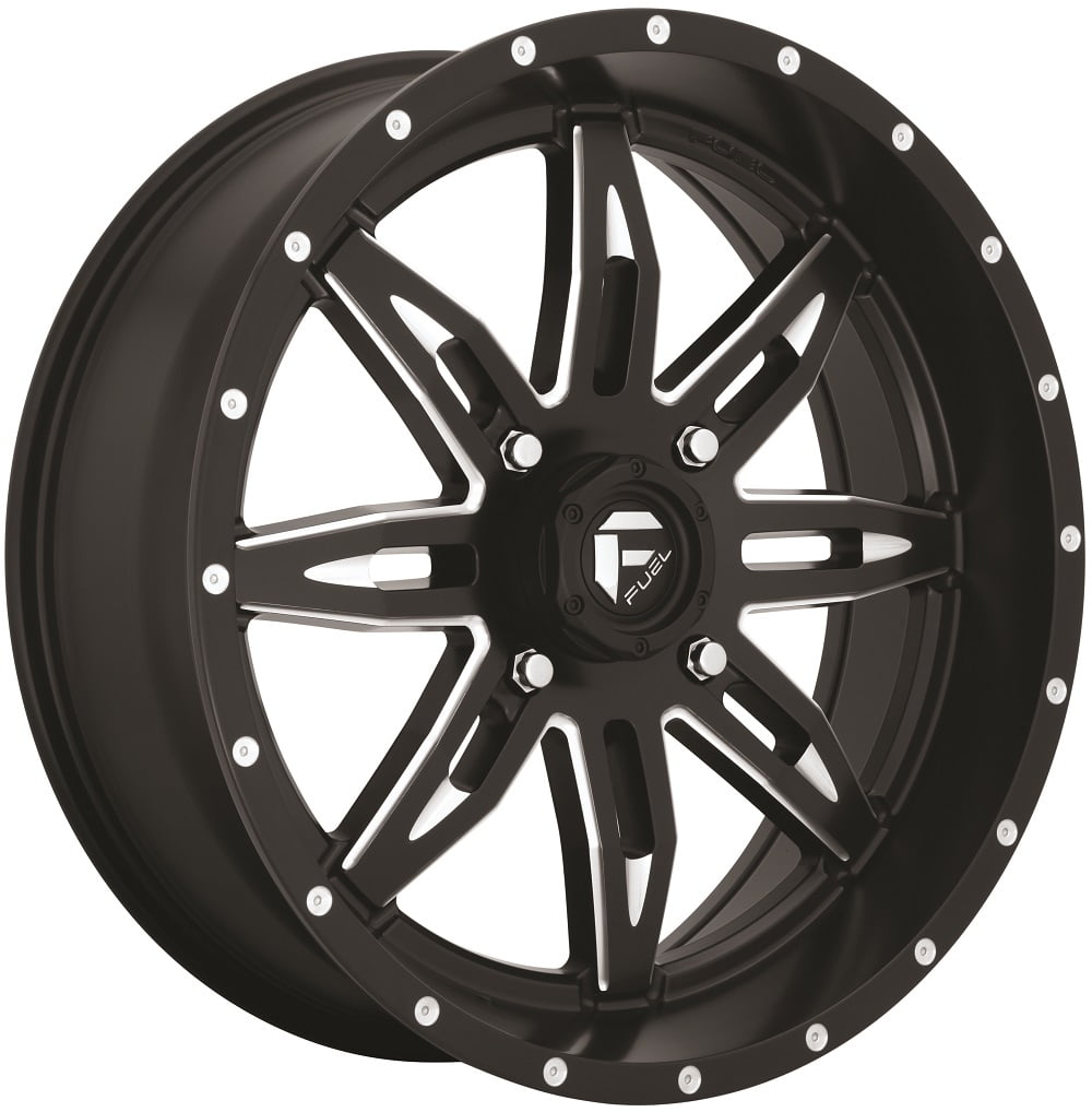 Fuel Lethal 20x7 ATV/UTV Wheel - Matte Black (4/156) 4+3 [D5672070A544 ...