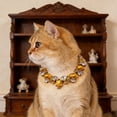 thumbnail image 6 of Dxssxc Adjustable Crystal Rhinestone Pet Necklace Bling Jewelry for Small Medium Dogs Cats, Wedding Party Holiday Pet Collar Accessory, Cute Gift for Pet Lovers, 6 of 6