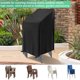thumbnail image 5 of Funda de tela Oxford para silla, bolsa de almacenamiento con hebilla ajustable, Protector de silla apilable multifuncional, resistente a los rayos UV para Patio, 5 of 9