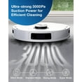 thumbnail image 3 of ECOVACS DEEBOT T9+Max Robot Vacuum and Mop, 3000Pa Suction, Auto-Empty, Oscillating Mop, 3D Mapping, Hands-Free Cleaning, 3 of 7