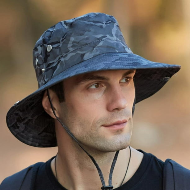 CNKOO UV Protection Bucket Hat Fishing Outdoor Summer Men Sunshade Hat 