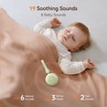 thumbnail image 4 of Dreamegg Infant Sound Machine with Night Light, Portable Baby Sleep Soother, Green, 4 of 7