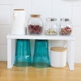thumbnail image 4 of Hyasfey Kitchen Storage Rack Stable Stackable Large Platform Cabinet Organizer Shelf Countertop Sundries Holder Pantry Spices Plate Desk Book Storage Shelf, 4 of 7