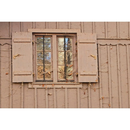 Canvas Print Facade Wood Window Wooden Windows Old Window Stretched Canvas 10 x (Best Lubricant For Old Wood Windows)