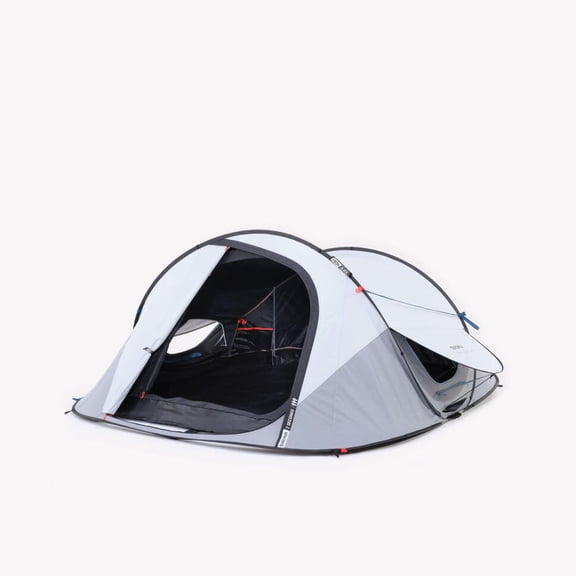 Decathlon Quechua 2 Second Fresh & Black Waterproof Pop Up Camping Tent 3 Person