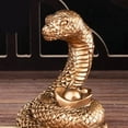 thumbnail image 6 of Intricate Snake Figurine Desktop Decoration Decorative Snake Statue Figurine Perfect For Chinese New Years Celebration, 6 of 9