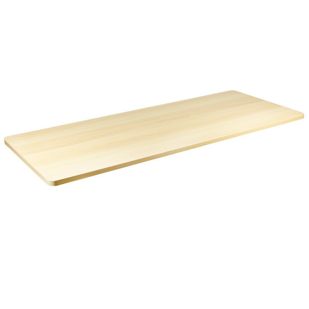 Vivo Light Wood 60 X 24 Inch Universal Table Top For Sit To Stand Desk Frames Com Vivo Light Wood 60 X 24 Inch Universal, Wooden Desk Table Top