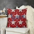 thumbnail image 2 of SHANXI Pillow Case Independence Memorial Day ations for Home Sofa Couch(Red) 20x20in, 2 of 5