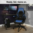 thumbnail image 5 of Staples Gaming Chair Black and Blue 2710764, 5 of 7