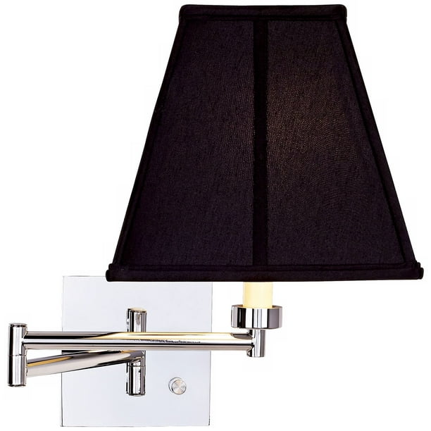 Dimmable Interior Square Black Shade Plug In Swing Arm Wall Lamp Com - Swing Arm Wall Lamp Shades Dimmable Interior Square Black Shade Plug In Swing Arm Wall Lamp Com - Swing Arm Wall Lamp Shades