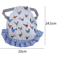 thumbnail image 2 of 4 Piezas Silla de Pollo Correas para Chaqueta de Pollo Delantal para Gallina Delantal para Pollo, 2 of 5