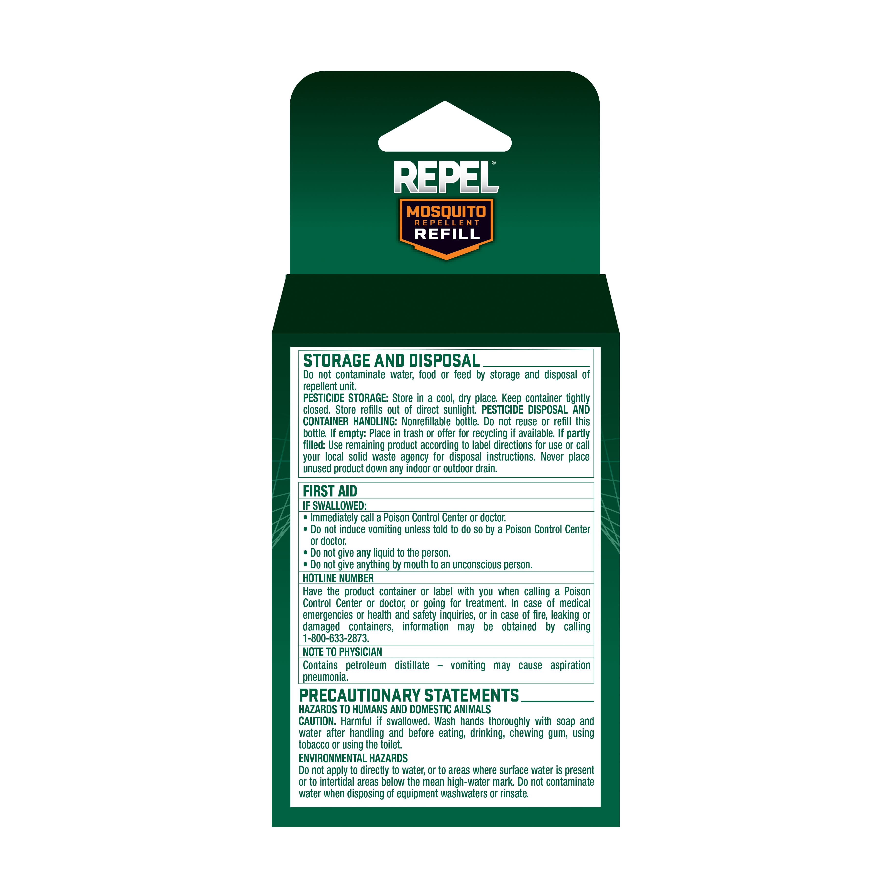 (2 pack) Repel Realm Zone Mosquito Repellent Refill Cartridge, Mosquito  Repeller
