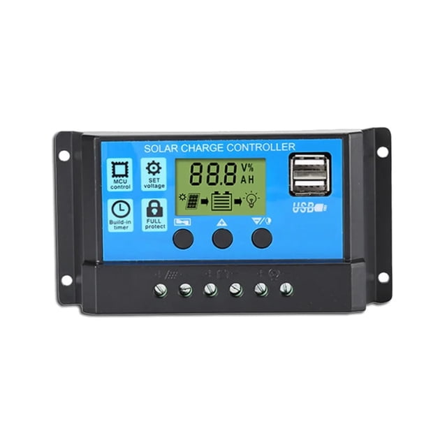 Solar Controller 12V/24V Auto. 30A20A10A LCD Battery PV Cell Panel Charger Regulator Lamp 100W 200W 300W 400W 500W ,Widely Used
