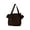 Brown, variant on Yooshoverk Large Expandable Foldable Shoulder Tote Bag, Portable Multi-Purpose Handbag For Camping Travel Beach Picnic Shopping Brown 15.4X13.8X6.3In