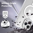 thumbnail image 2 of Magnetic for iPhone 13 Pro Case, iPhone 13 Pro Phone Case, [Compatible with Magsafe] Slim Fit Shockproof Translucent Matte Women Men Girls Boys Protective Case for iPhone 13 Pro 6.1 Inch, White, 2 of 16