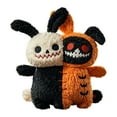 thumbnail image 2 of YATAV Rabbit Plush Doll,Halloween Scary Two-headed Rabbit Stuffed Animal Long Ears Standing Toy,Suitable for Kids Easter Halloween Birthday Gift(Black & Orange,10"), 2 of 3
