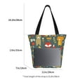 thumbnail image 4 of Kdxio Cute Animal Forest Women Reusable Grocery Bags Foldable Ripstop,Reusable Shopping Bags for Shopping,Gym,Gift, 4 of 7