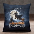 thumbnail image 2 of Happy Halloween Newfoundland Witch Pumpkins Bats Pillowcase Double Sided Newfie Dog Lover Gifts Pillow Case Covers - 13012, 2 of 3