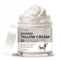 Jtopyrt 100% Grass Fed Beef Tallow for Skin Care - Body Moisturizer for Dry Skin Natural Lotion