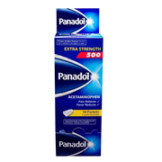 PANADOL 500 mg Extra Strength Caplets Family Size Pain Reliever 50 PKS