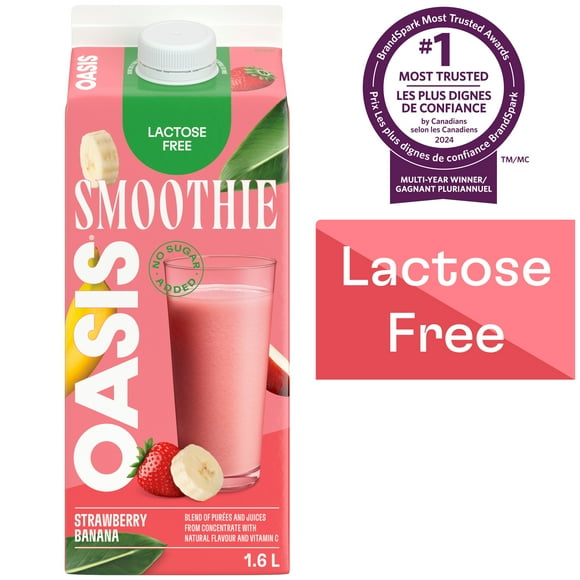 Fraise et banane Smoothie 1,6 L