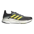 thumbnail image 3 of Ad-id-as Mens 11.5 or 12 Solar Boost 4 Road Running Shoe Grey/Beam Yellow Sneaker, 3 of 6
