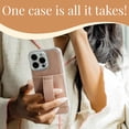 thumbnail image 6 of Walli Cases for iPhone 13 Pro Case Aesthetic Wallet Phone Case Card Holder, Securely Holds up to 2 Cards - Cute, Trendy Phone Cover for Women, fits iPhone 13 Pro, with Kickstand & Finger Strap, 6 of 7