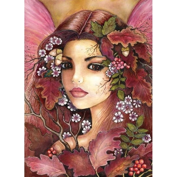 Pintura de diamante (DB0460) Flor de resina cuadrada y artesanía para niña Decoración del hogar (A116) 40x50cm FLhrweasw Nuevo