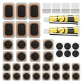 thumbnail image 1 of Visland Kit de Réparation de Patch de Pneu Intérieur de Vélo Patchs de Crevaison de Chambre à Air de Bicyclette Adhérence Forte Imperméable VTT Vélo de Route Patchs Sans Colle, 1 of 7