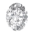 thumbnail image 3 of 1 ct 7x5mm Oval Cut VVS1 Synthetic Clear White sapphire April Birthstone, 3 of 5