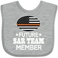 thumbnail image 3 of Inktastic Future Sar Team Search and Rescue Member Boys or Girls Baby Bib, 3 of 4