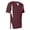 White, variant on Champro Wild Card 2-Button Baseball Jersey Maroon White Highlights